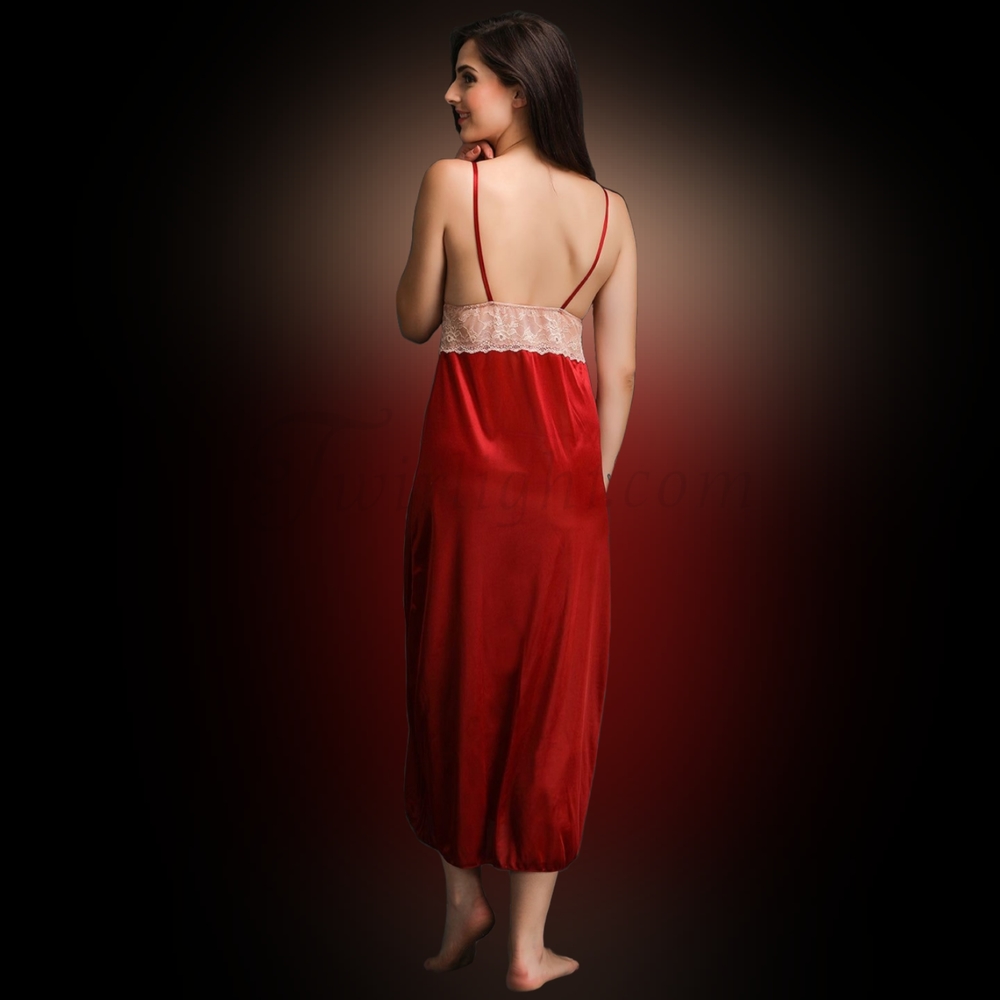 Lydia: Night Dress and Robe Set - Picture 2 of 4